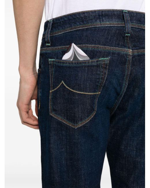 Jeans slim Bard di Jacob Cohen in Blue da Uomo