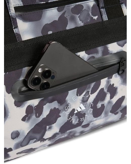 Adidas By Stella McCartney Black X Stella Mccartney Animal-Print Tote Bag