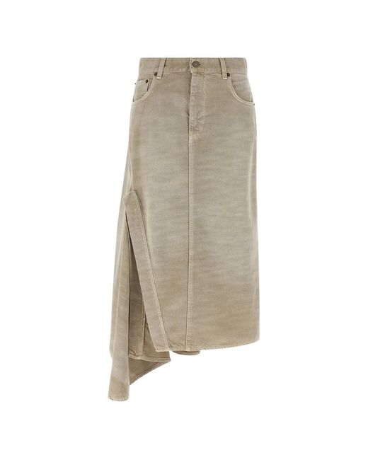 Haikure Natural Pocket Asymmetric Skirt