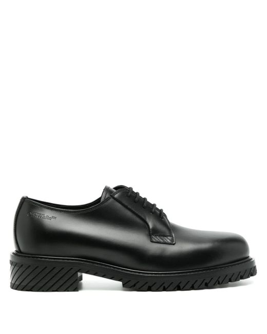 Off-White c/o Virgil Abloh Military Derby-Schuhe in Black für Herren