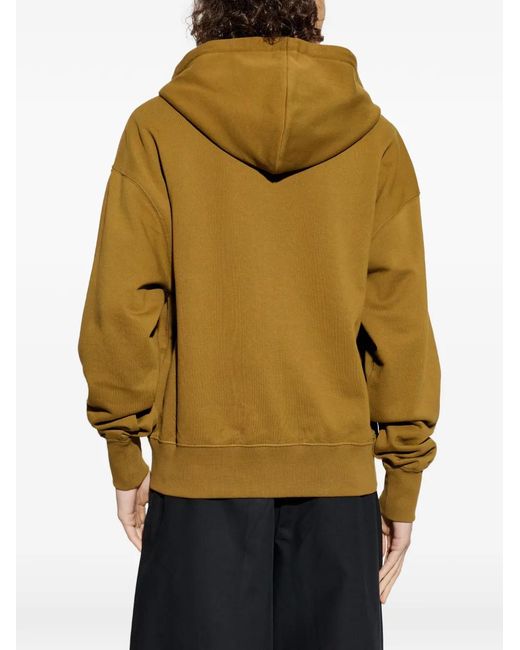 McQueen Green Zip-Up Hooded for men