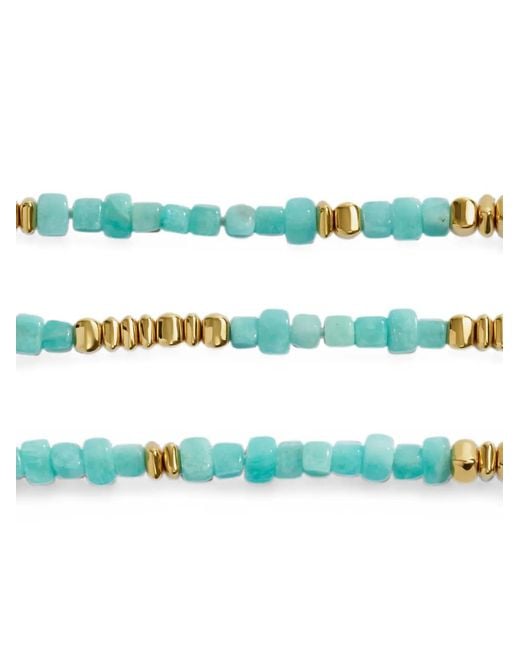 Monica Vinader Metallic Beaded Necklace