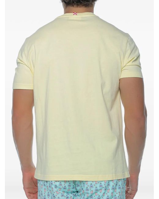 Mc2 Saint Barth Green Portofino Embroidered T-Shirt for men