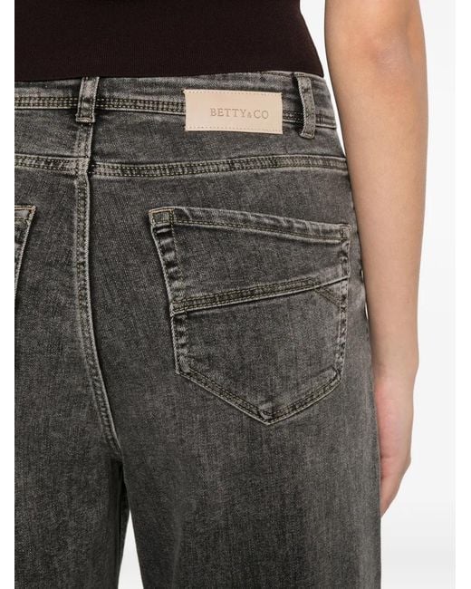 BETTY&CO Gray Wide-Leg Jeans