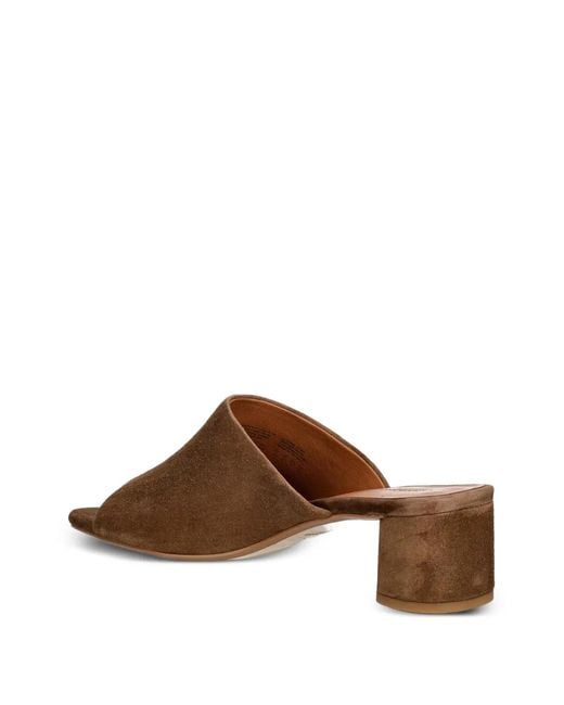 Vagabond Brown Sandales Style Mules Piper En Daim