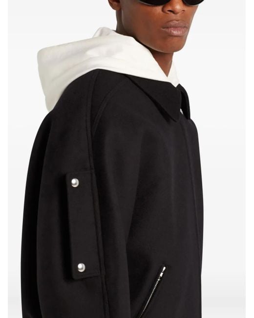 Courreges Black Zip-Up Jacket