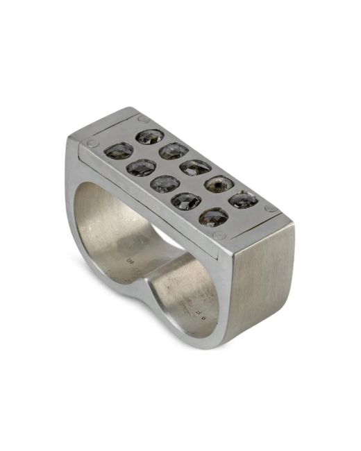 Parts Of 4 Gray Plate Double Ring