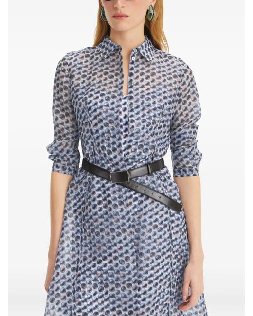 Tory Burch オーガンザ シャツドレス Blue