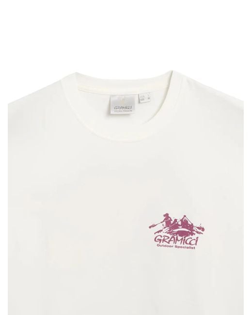 Gramicci T-Shirt Met Logoprint in het White voor heren