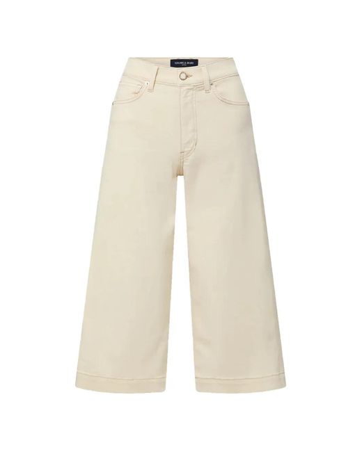 Vaqueros Capri Marlowe Veronica Beard de color White