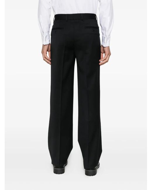 Manuel Ritz Black Pleated Trousers for men