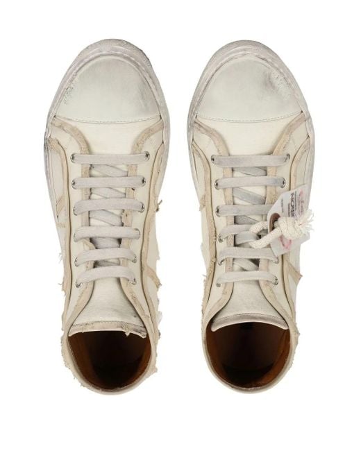 Dolce & Gabbana Natural Fabric Vintage Mid-top Sneakers for men