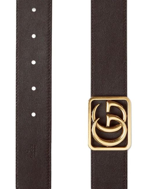 Gucci White Gg Marmont Belt for men