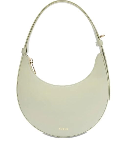 Furla Gray Delizia Top-Handle Mini Bag