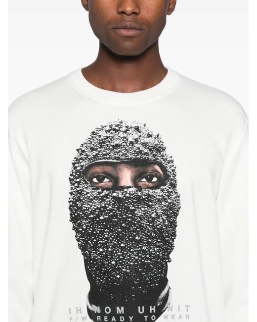 Ih Nom Uh Nit White Mask Sweatshirt for men
