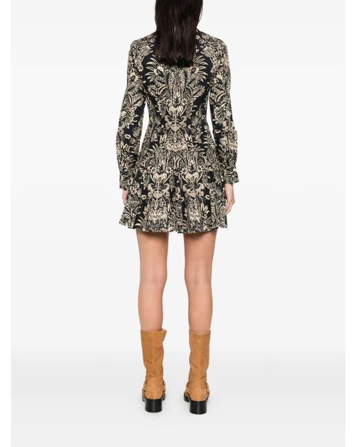 Ulla Johnson Taliah Mini-Jurk in het Black