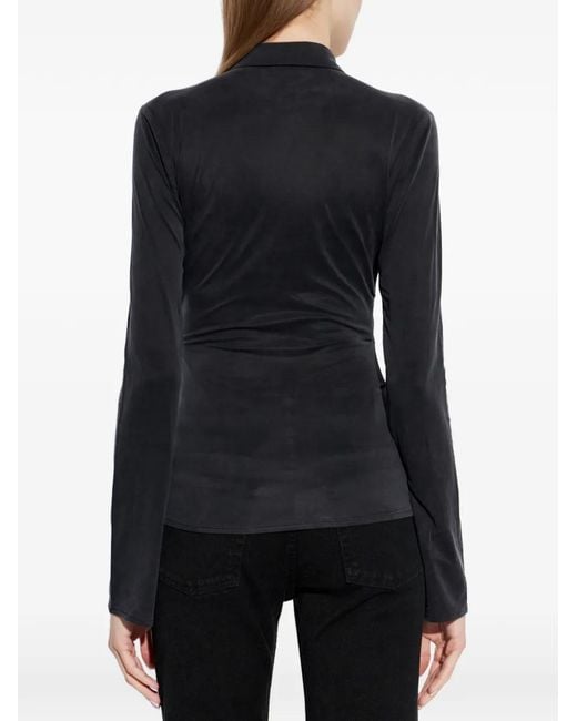 AVAVAV Blue Buttoned Long-Sleeve Shirt