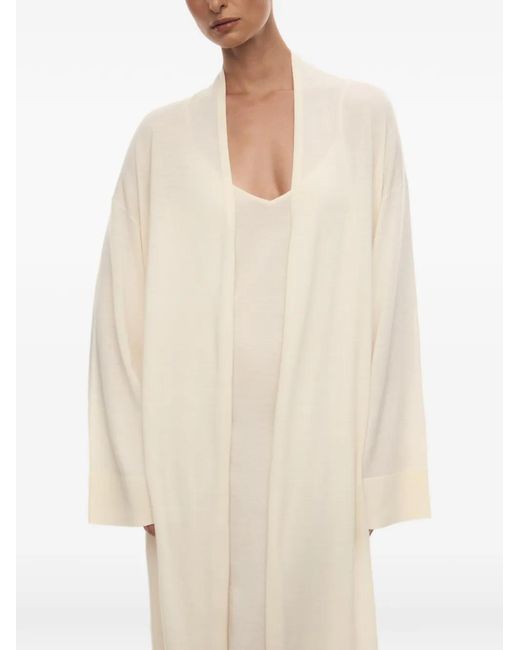 12 STOREEZ White Rosie Belted Cardigan