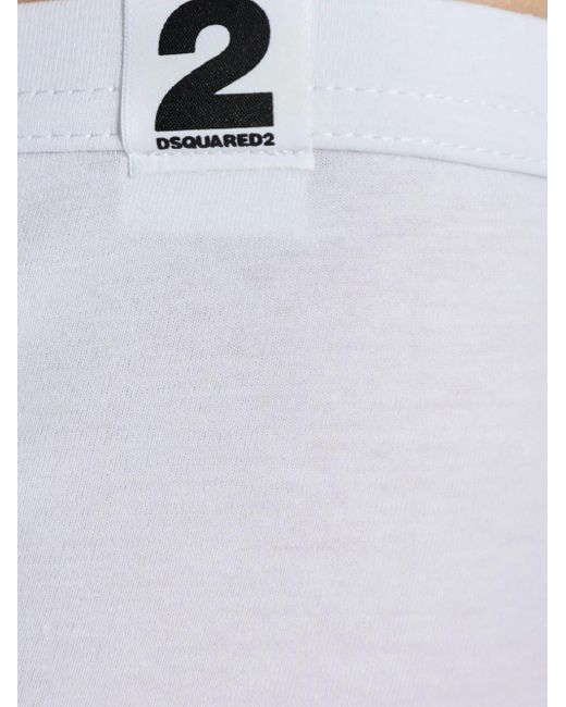 DSquared² Blue Logo-Label Boxers for men