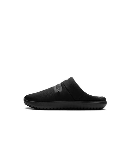 Nike Black Burrow Slippers for men