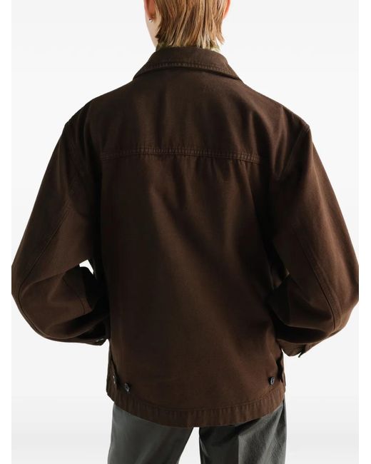 Lemaire Brown Boxy Jacket