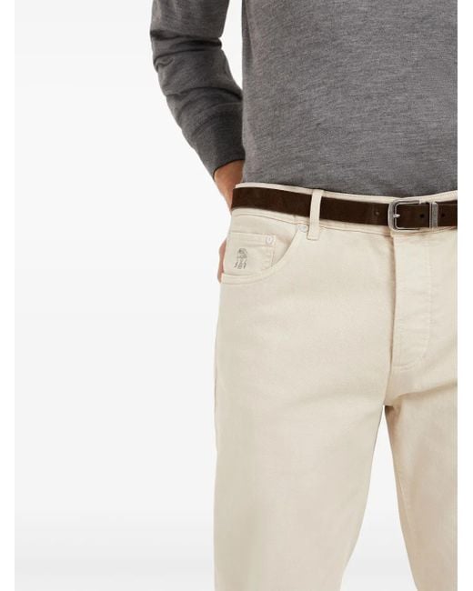 Brunello Cucinelli Natural Denim Jeans for men