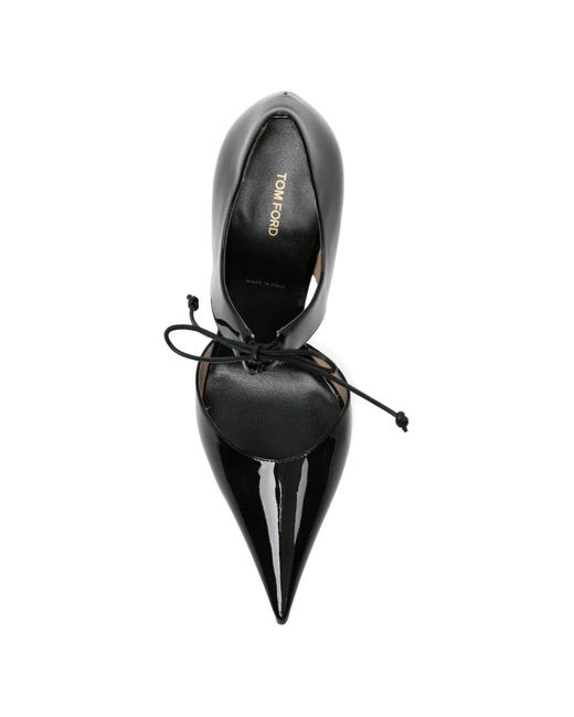 Tom Ford Black Escarpins En Cuir 85 Mm
