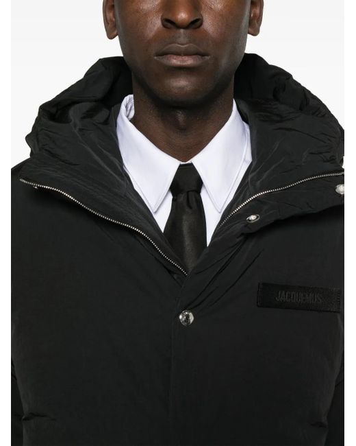 Jacquemus "la Doudoune" Down Jacket in het Black voor heren