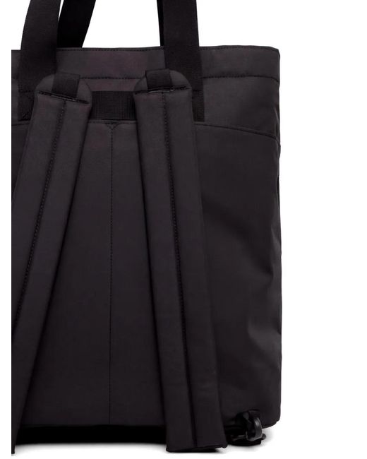 Jack Wolfskin Black Logo-Patch Backpack