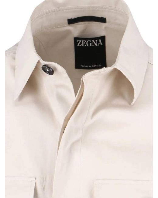 Zegna Natural Pocket Shirt for men