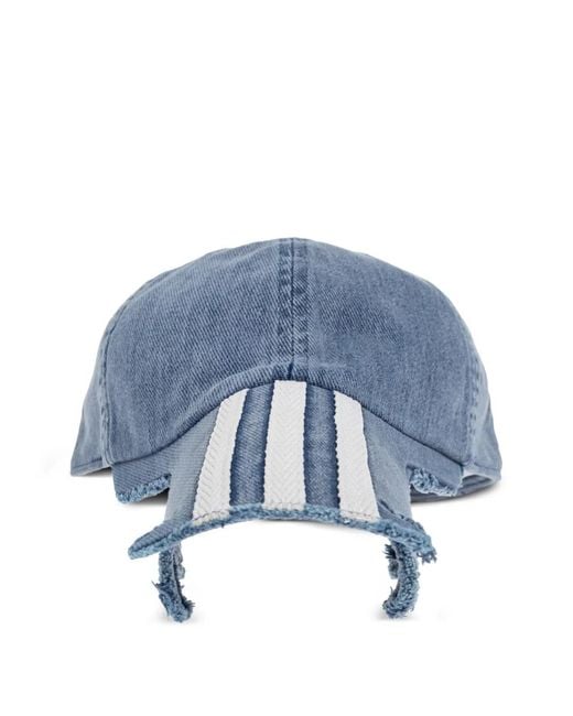 Adidas Blue X Avavav Slashed Striped Frayed Cap