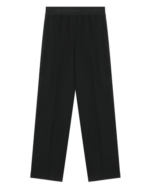 Helmut Lang Black Elastic-Waist Trousers