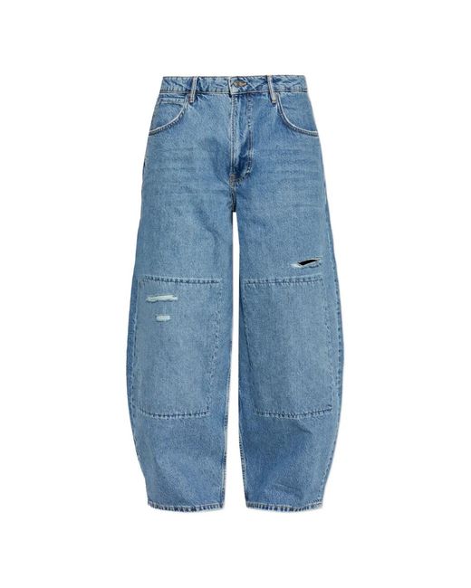 AllSaints Blue 'Barrel' Jeans for men