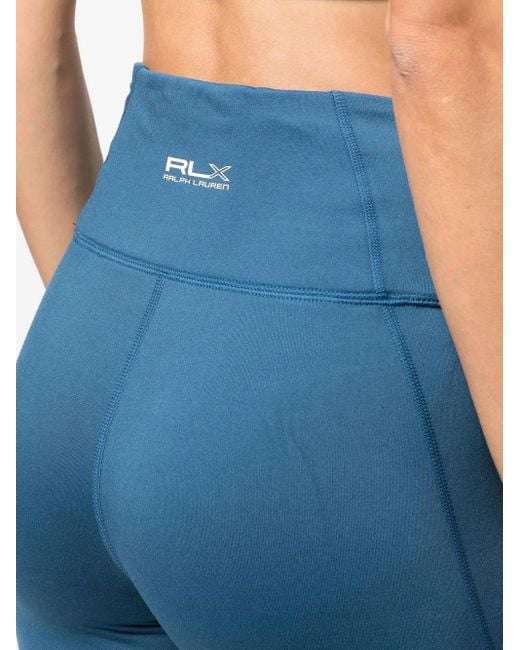 Ralph Lauren Blue High-Waisted Performance Leggings