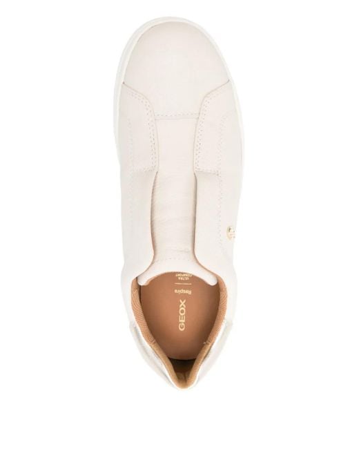 Geox Spherica プラットフォーム スリッポンスニーカー White