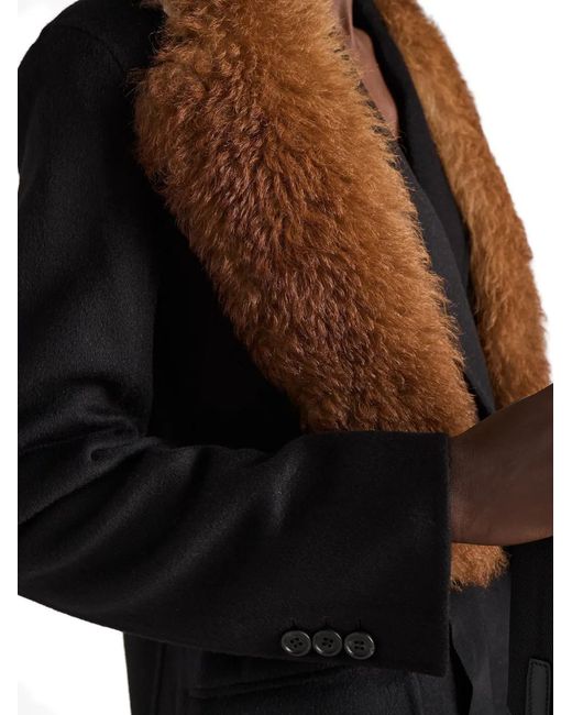 Prada Black Double-Breasted Coat