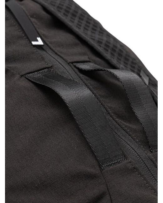 EA7 Black Sac À Dos À Détail De Logo