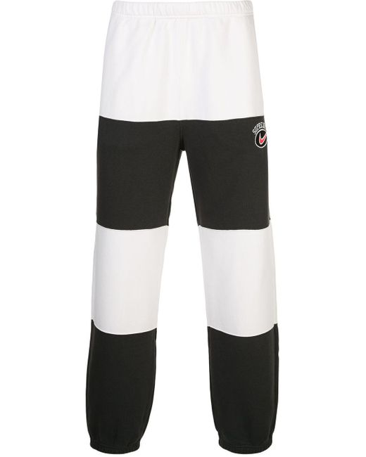 Supreme Cotton Nike Striped Track Pants 