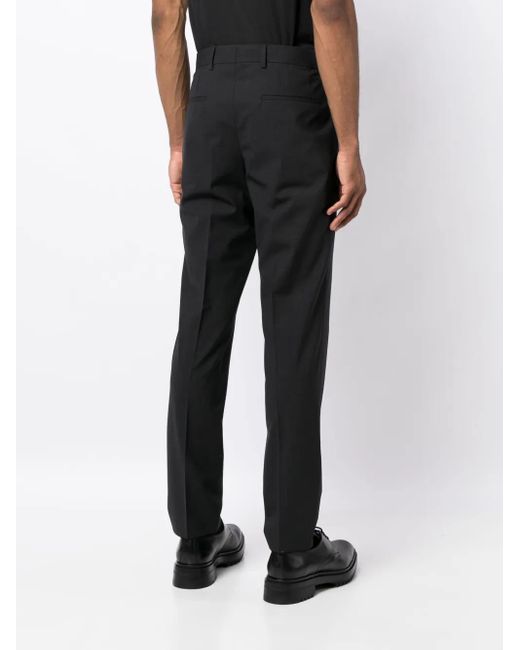 Boss Black Slim-Cut Mid-Rise Trousers for men