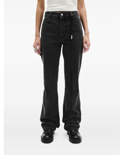 Ann Demeulemeester Ona Flared Jeans Black
