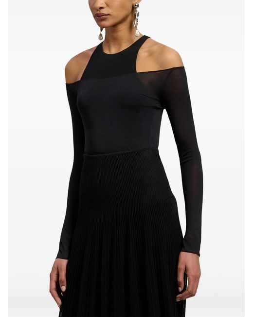 Ralph Lauren Black Maxine Layered Racerback Top