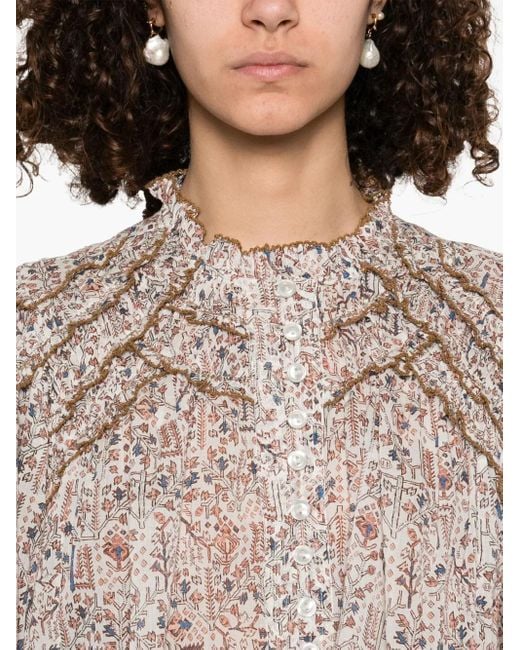 Blusa Carmen di Isabel Marant in Natural