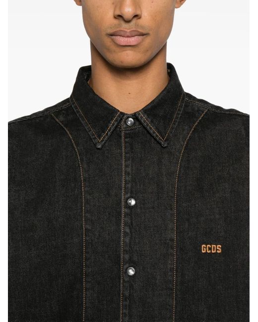 Camisa Wirdo Gcds de hombre de color Black