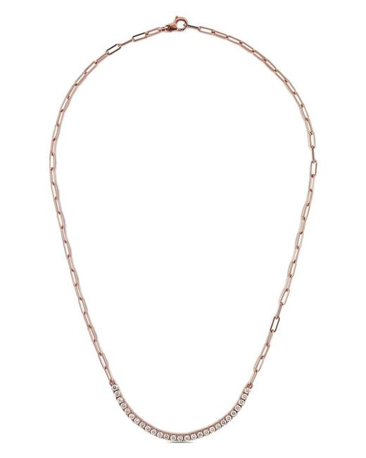 Jewels Aficionado Pink 18Kt Rose Diamond Chain Necklace