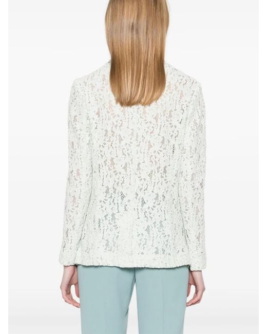 Twinset White Lace Blazer