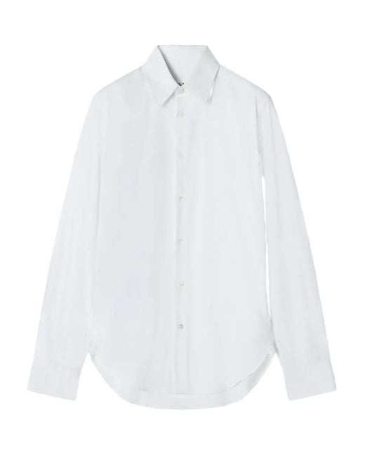 Lanvin White Cotton Shirt for men