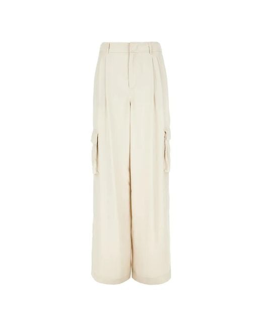 Iceberg White Cargo-Pocket Trousers