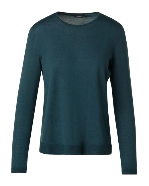 Akris Green Long-Sleeve Sweater