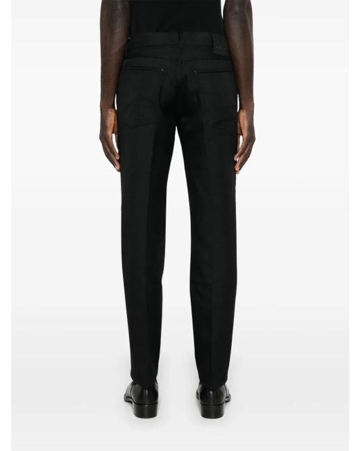 Tom Ford Black Trousers With Patch for men