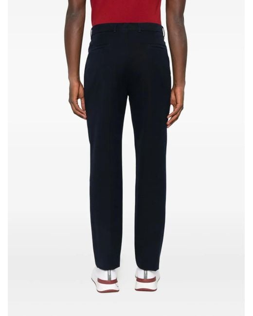 Brunello Cucinelli Blue Pleated Trousers for men